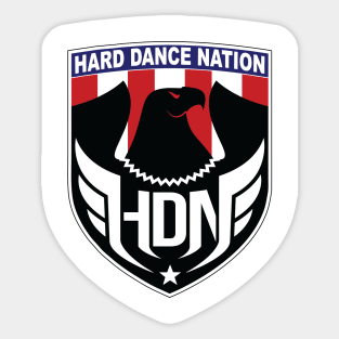 Hard Dance Nation Crest Sticker